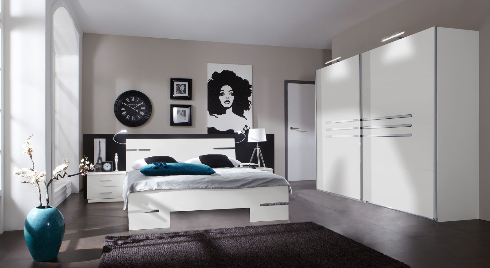 Preiswertes Schlafzimmer Manati in modernem Look