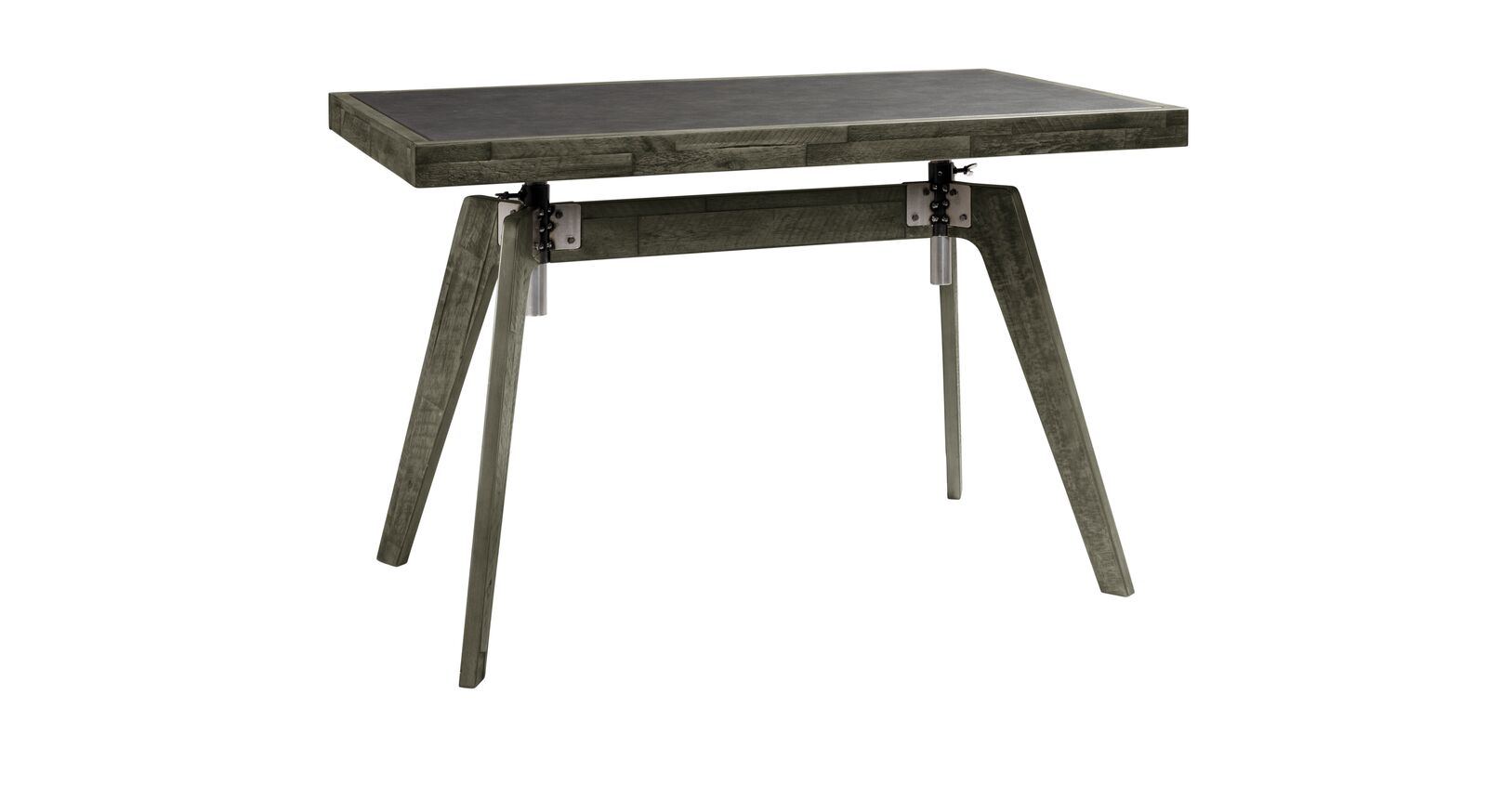 Schreibtisch Banvano aus grauem Akazienholz