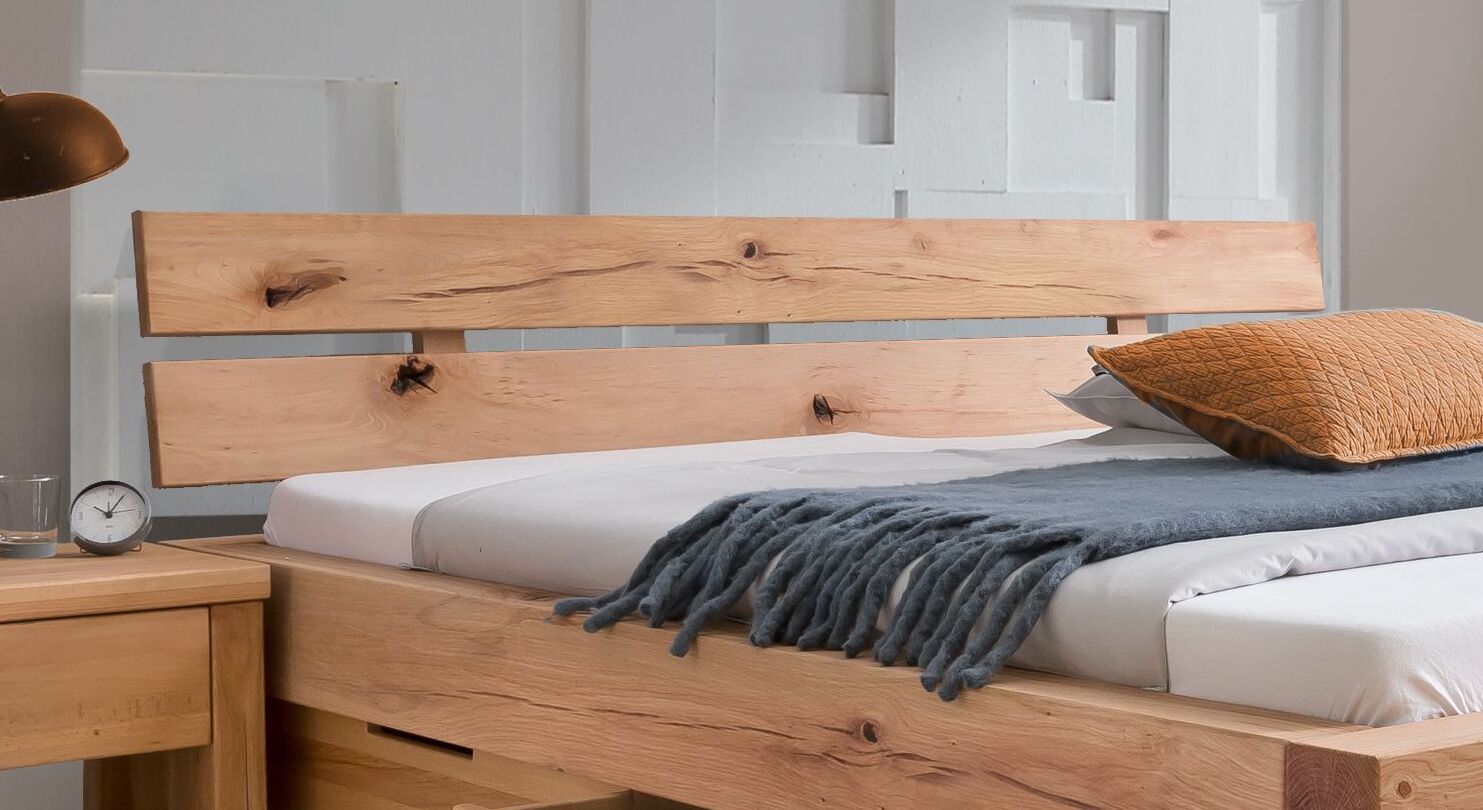 Schubkasten-Bett Sowa mit Kopfteil zum Anlehnen