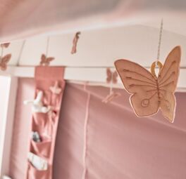Märchenhaftes LIFETIME Kinder-Himmelbett Butterflies mit Schmetterlingen