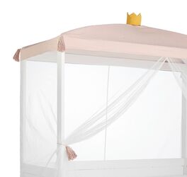 LIFETIME Kinder-Himmelbett Princess mit weißem leichten Vorhang