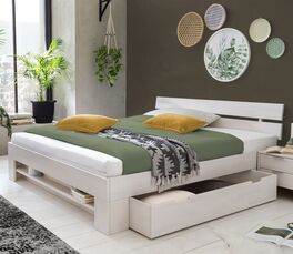 Schubkasten-Bett Valor aus robustem Massivholz