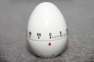 Aufräumen zeitlich begrenzen - ein Küchentimer kann helfen
