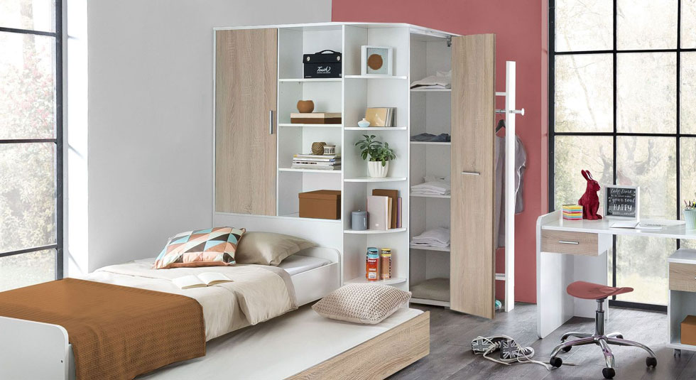 begehbarer Kleiderschrank für Kinder