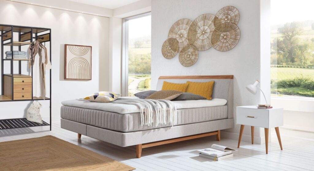 Gemütliches Boxspringbett