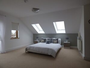 Dachfenster im Schlafzimmer