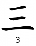 Chinesische Zahlen - 3
