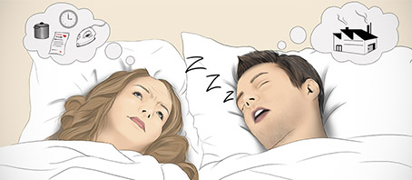 Frau mit Schlafproblemen