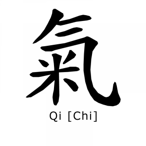 Feng Shui: Symbol / Chinesisches Zeichen für Qi bzw. Chi