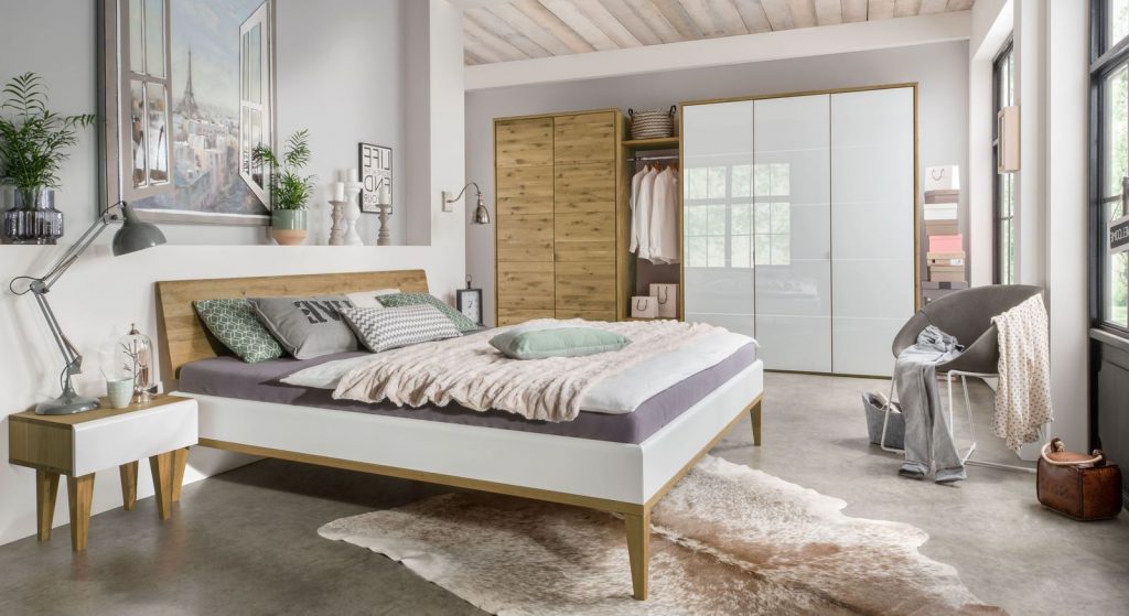 Schlafzimmer mit Vinylboden