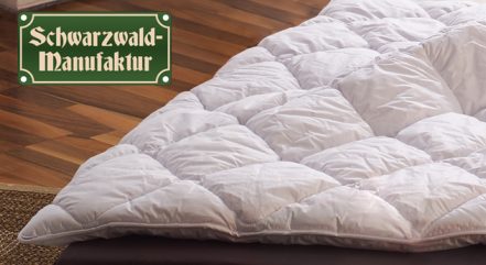 Schwarzwald-Manufaktur Mono-Bettdecke Schönau Seide ultraleicht